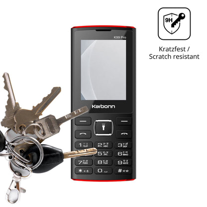dipos Displayschutz für Karbonn K99 Pro, mattierte Oberfläche, robuste Festigkeit und perfekte Passform