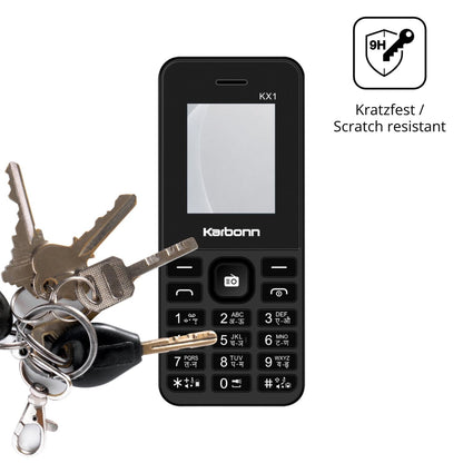 dipos Displayschutz für Karbonn KX1, mattierte Oberfläche, robuste Festigkeit und perfekte Passform
