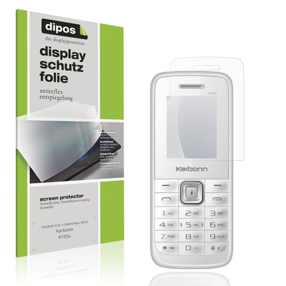 4x Screen Protector for Karbonn K105s Protection Anti Glare dipos