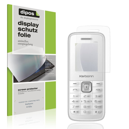 4x Screen Protector for Karbonn K105s Protection Anti Glare dipos