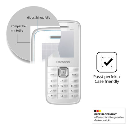 4x Screen Protector for Karbonn K105s Protection Anti Glare dipos