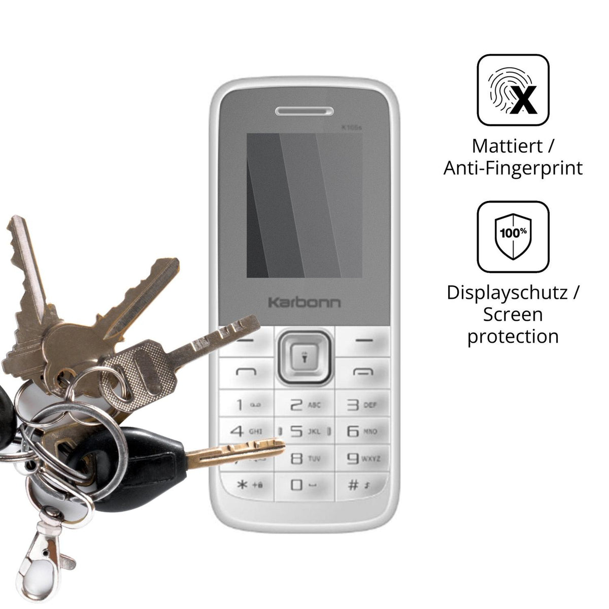 Screen Protector for Karbonn K105s Privacy Filter 4-Way Protection dipos