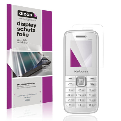 4x Screen Protector for Karbonn K105s Protection Crystal Clear dipos