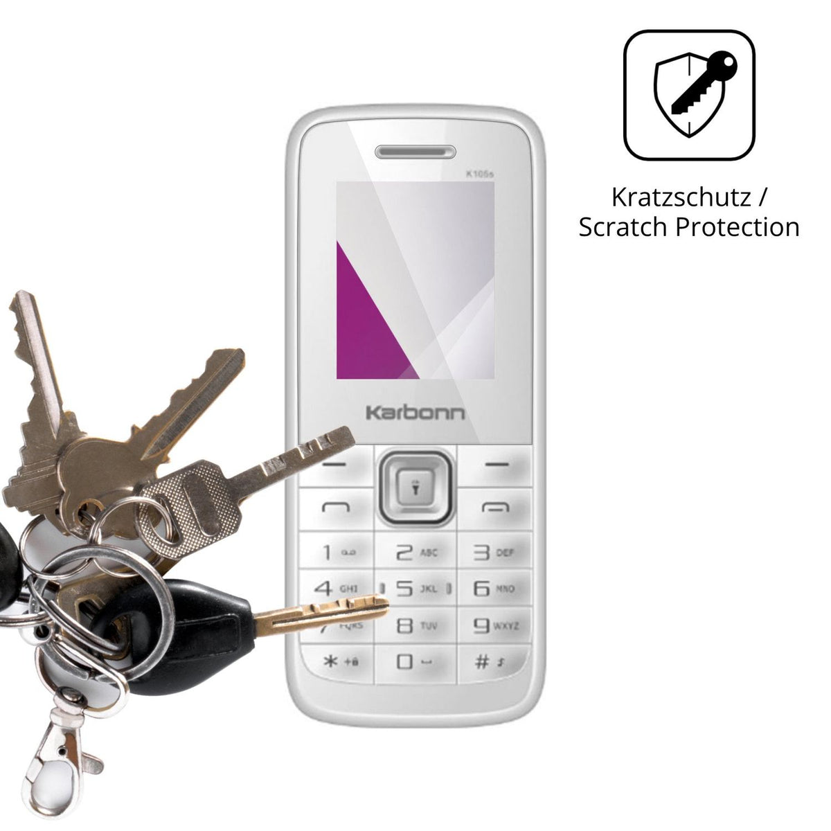 4x Screen Protector for Karbonn K105s Protection Crystal Clear dipos