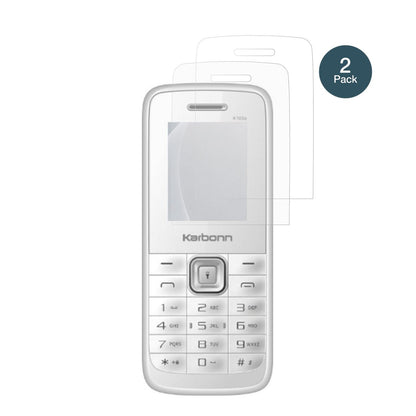 2x Screen Protector for Karbonn K105s matte Flexible Glass 9H dipos