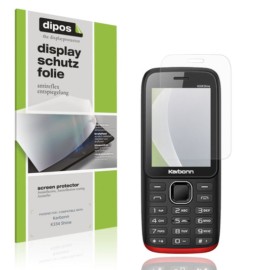 4x Screen Protector for Karbonn K334 Shine Protection Anti Glare dipos