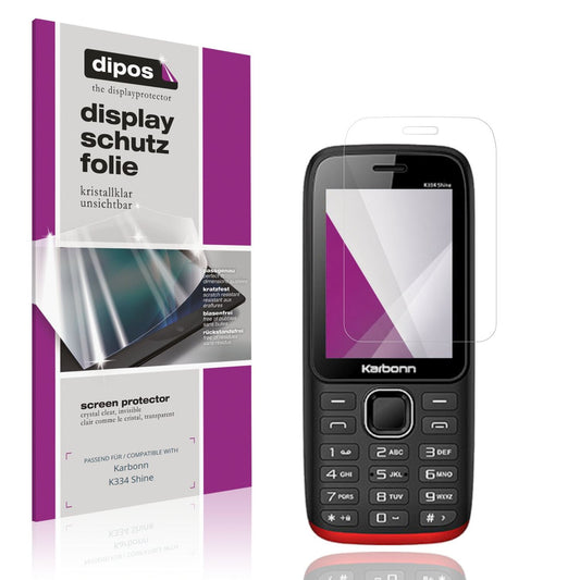 4x Screen Protector for Karbonn K334 Shine Protection Crystal Clear dipos