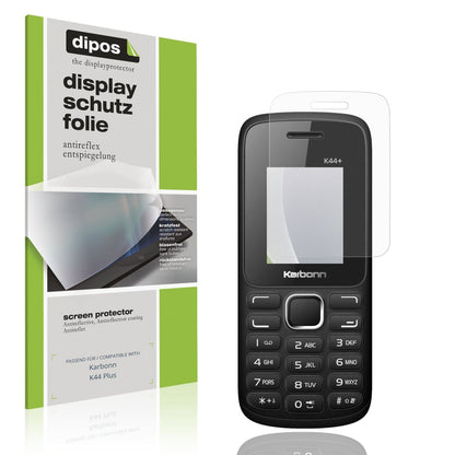 4x Screen Protector for Karbonn K44 Plus Protection Anti Glare dipos