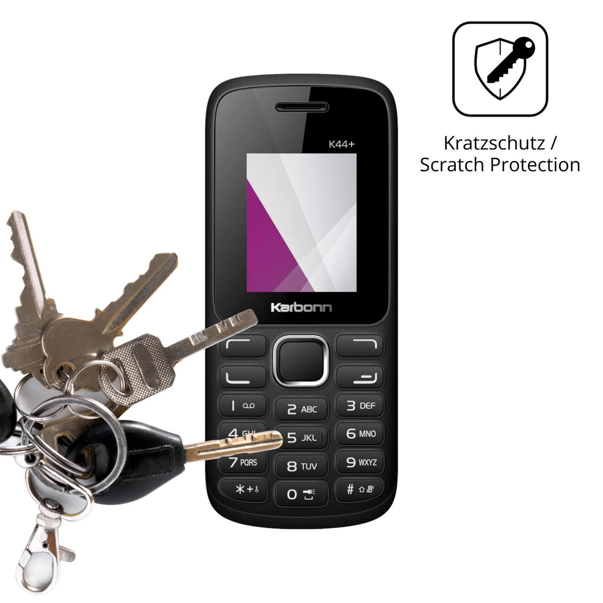 4x Screen Protector for Karbonn K44 Plus Protection Crystal Clear dipos