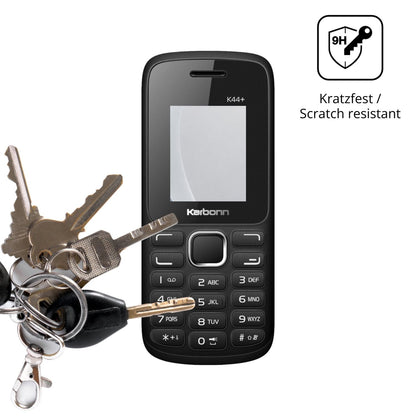 2x Screen Protector for Karbonn K44 Plus matte Flexible Glass 9H dipos