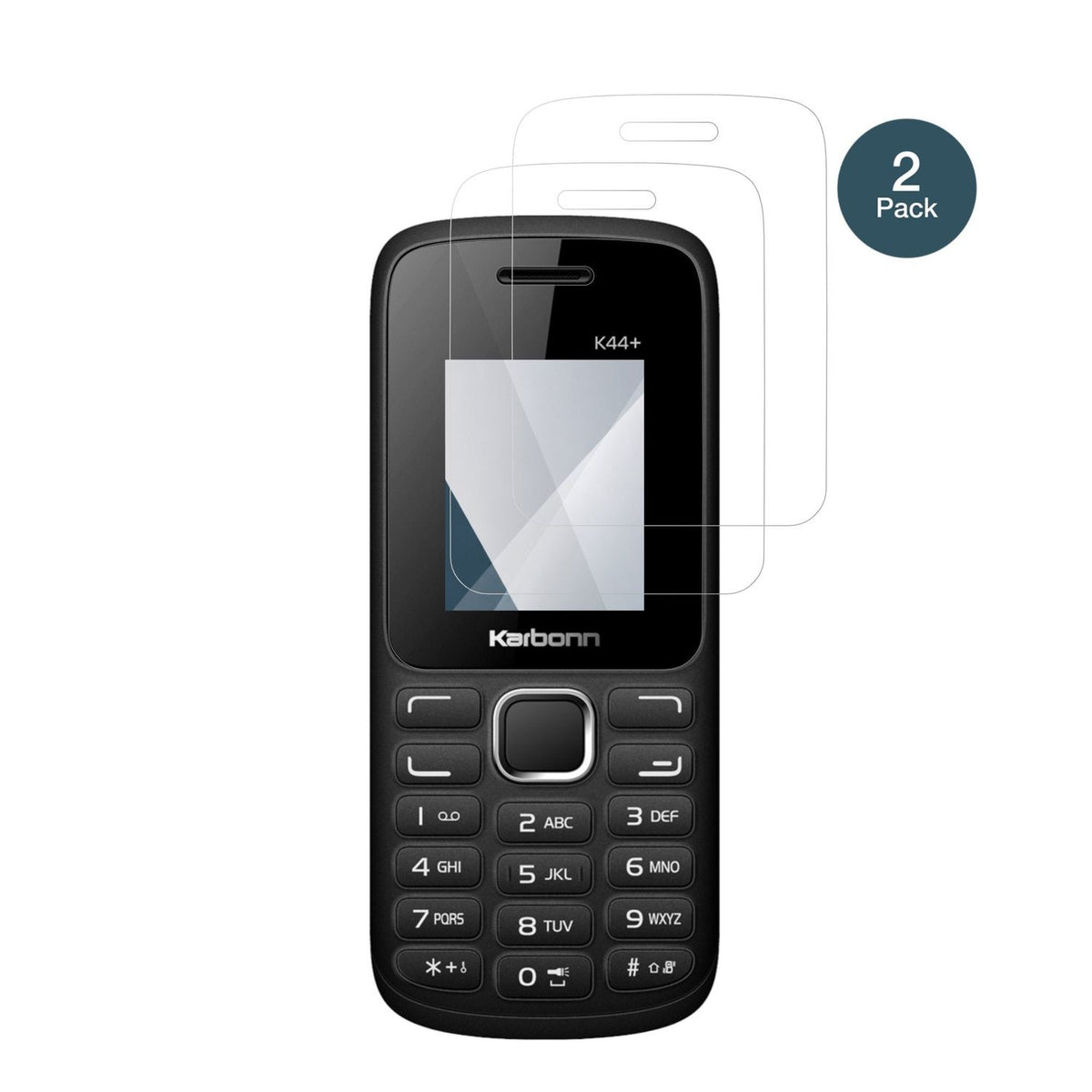 2x Screen Protector for Karbonn K44 Plus Flexible Glass 9H dipos
