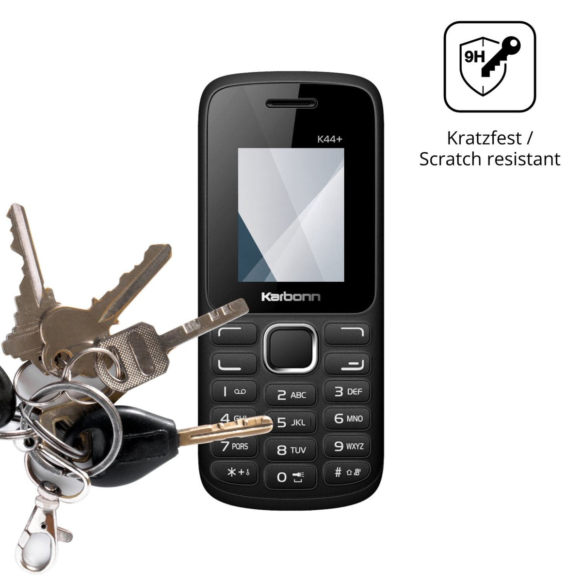 2x Screen Protector for Karbonn K44 Plus Flexible Glass 9H dipos