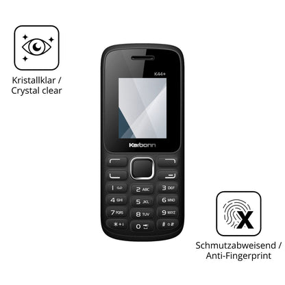 2x Screen Protector for Karbonn K44 Plus Flexible Glass 9H dipos