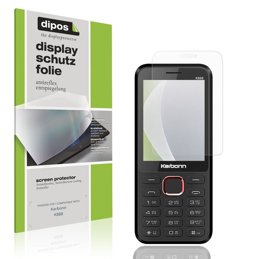 4x Screen Protector for Karbonn K888 Protection Anti Glare dipos
