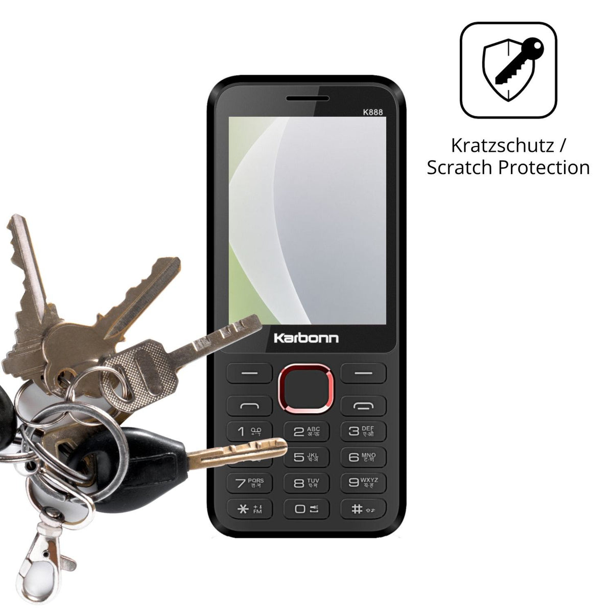 4x Screen Protector for Karbonn K888 Protection Anti Glare dipos