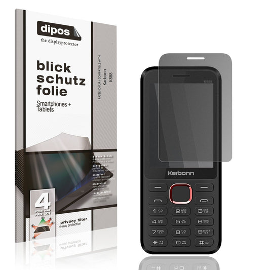 Screen Protector for Karbonn K888 Privacy Filter 4-Way Protection dipos