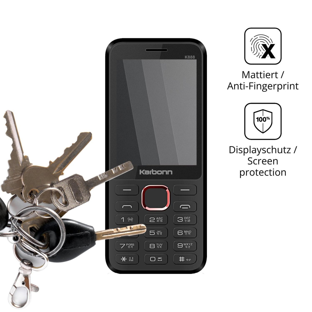 Screen Protector for Karbonn K888 Privacy Filter 4-Way Protection dipos