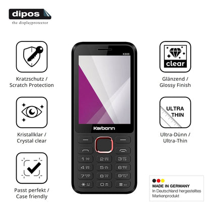 4x Screen Protector for Karbonn K888 Protection Crystal Clear dipos