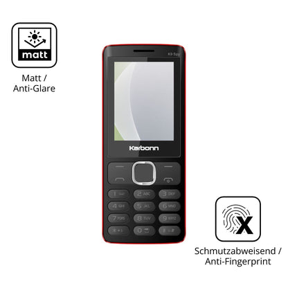 4x Screen Protector for Karbonn K9 Spy Protection Anti Glare dipos