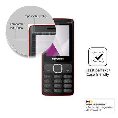 4x Screen Protector for Karbonn K9 Spy Protection Crystal Clear dipos