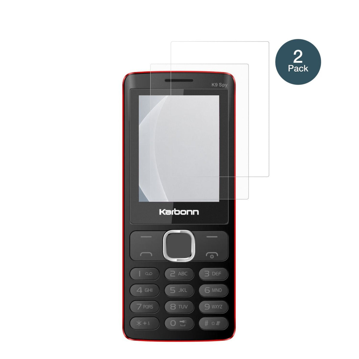 2x Screen Protector for Karbonn K9 Spy matte Flexible Glass 9H dipos