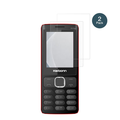 2x Screen Protector for Karbonn K9 Spy matte Flexible Glass 9H dipos