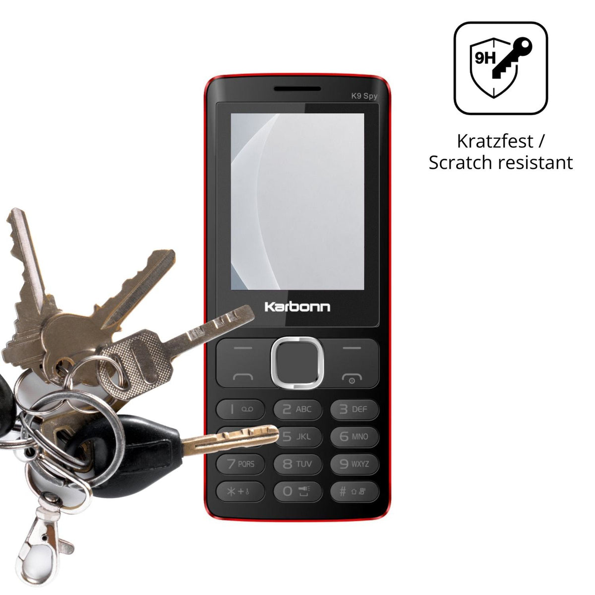 2x Screen Protector for Karbonn K9 Spy matte Flexible Glass 9H dipos