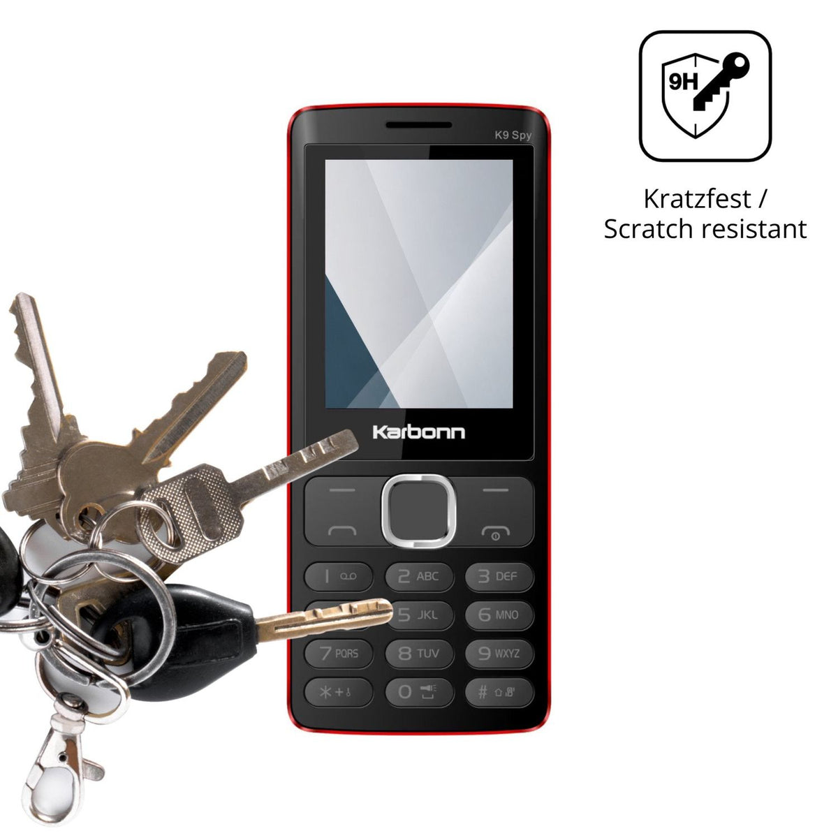 2x Screen Protector for Karbonn K9 Spy Flexible Glass 9H dipos