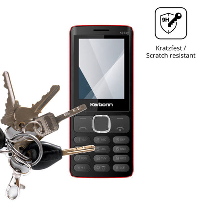 2x Screen Protector for Karbonn K9 Spy Flexible Glass 9H dipos