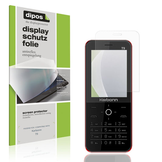 4x Screen Protector for Karbonn T9 Protection Anti Glare dipos