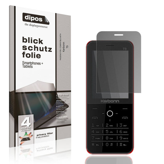 Screen Protector for Karbonn T9 Privacy Filter 4-Way Protection dipos