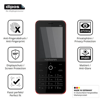 Screen Protector for Karbonn T9 Privacy Filter 4-Way Protection dipos