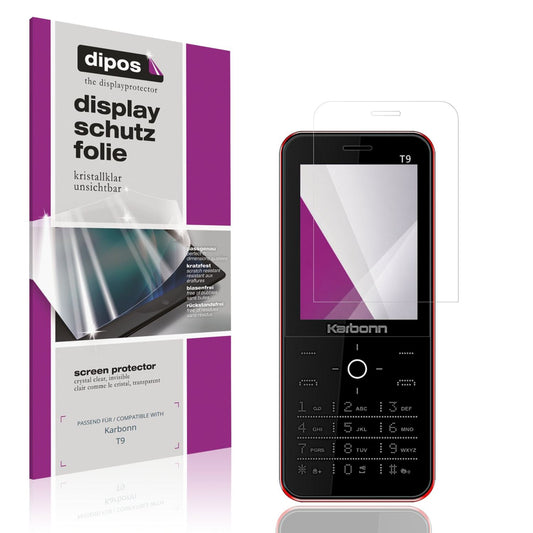 4x Screen Protector for Karbonn T9 Protection Crystal Clear dipos