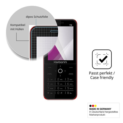 4x Screen Protector for Karbonn T9 Protection Crystal Clear dipos