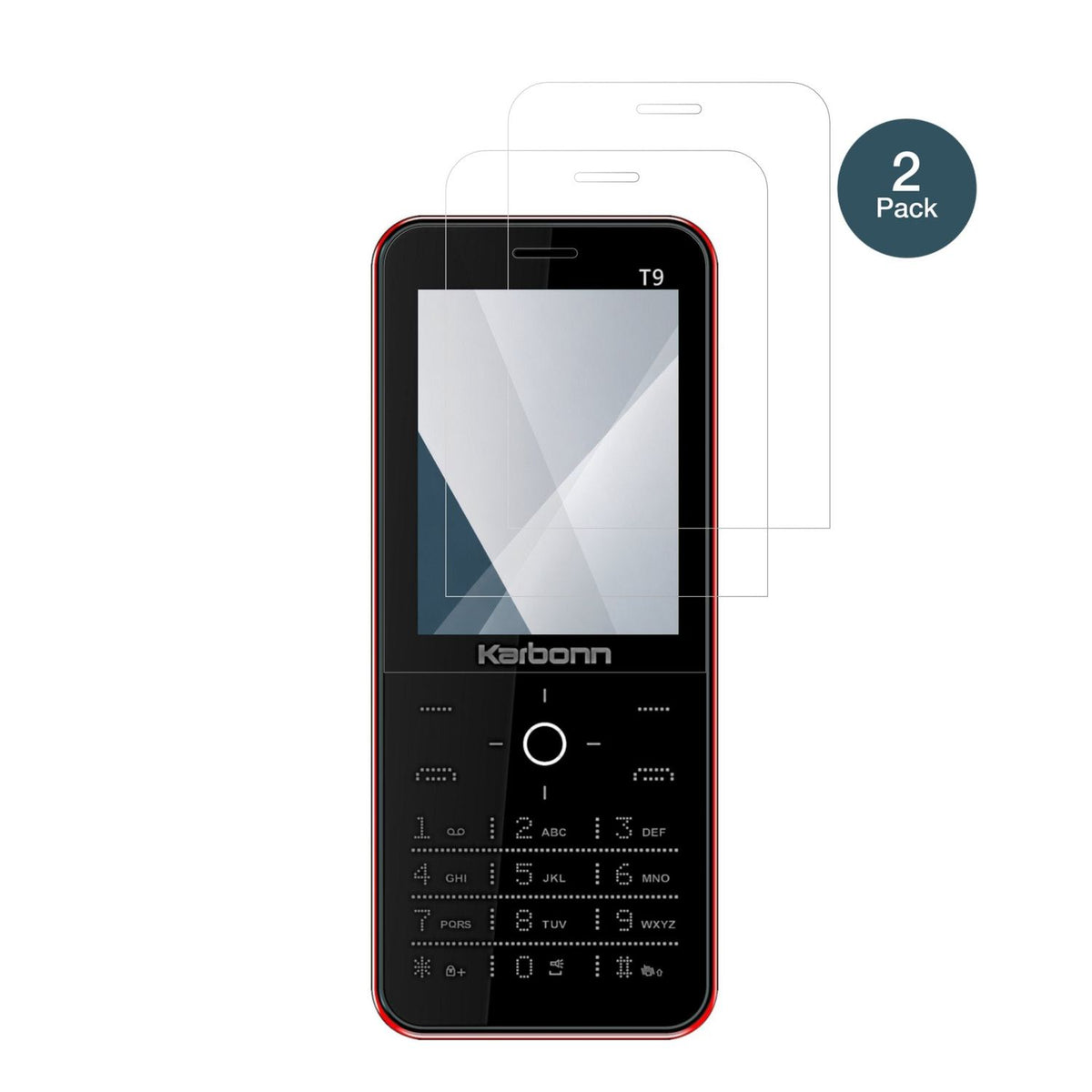 2x Screen Protector for Karbonn T9 Flexible Glass 9H dipos