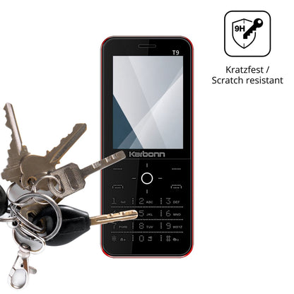2x Screen Protector for Karbonn T9 Flexible Glass 9H dipos