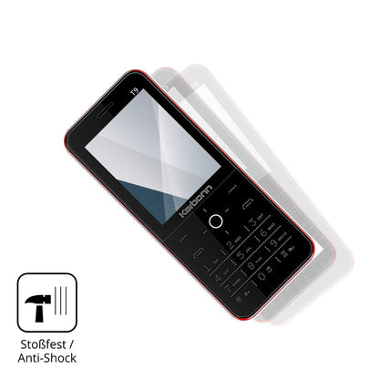 2x Screen Protector for Karbonn T9 Flexible Glass 9H dipos