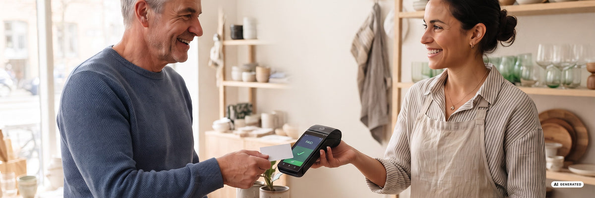 Payment Terminal Screen Protectors – AI-generated illustrative image