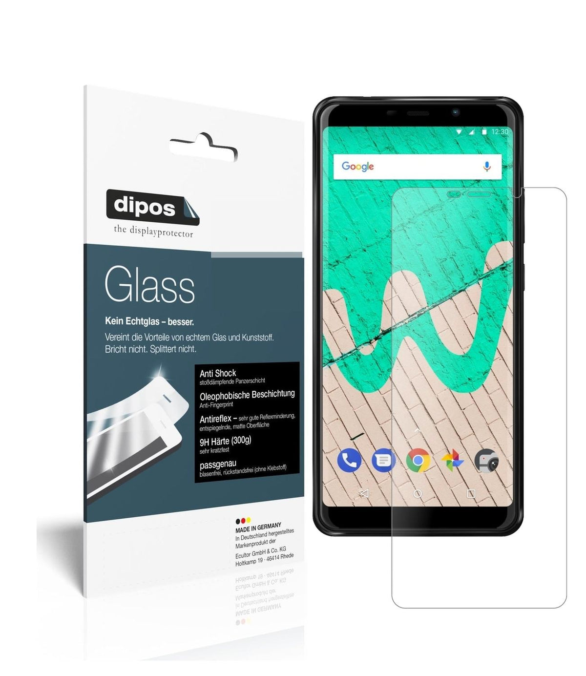 1x 9H Matte Screen Protector for Wiko View Max Tempered Glass