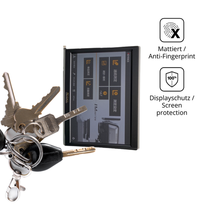 dipos Displayschutz für Keyence IM-X1330, mattierte Oberfläche, Blickschutzfilter und perfekter Passform