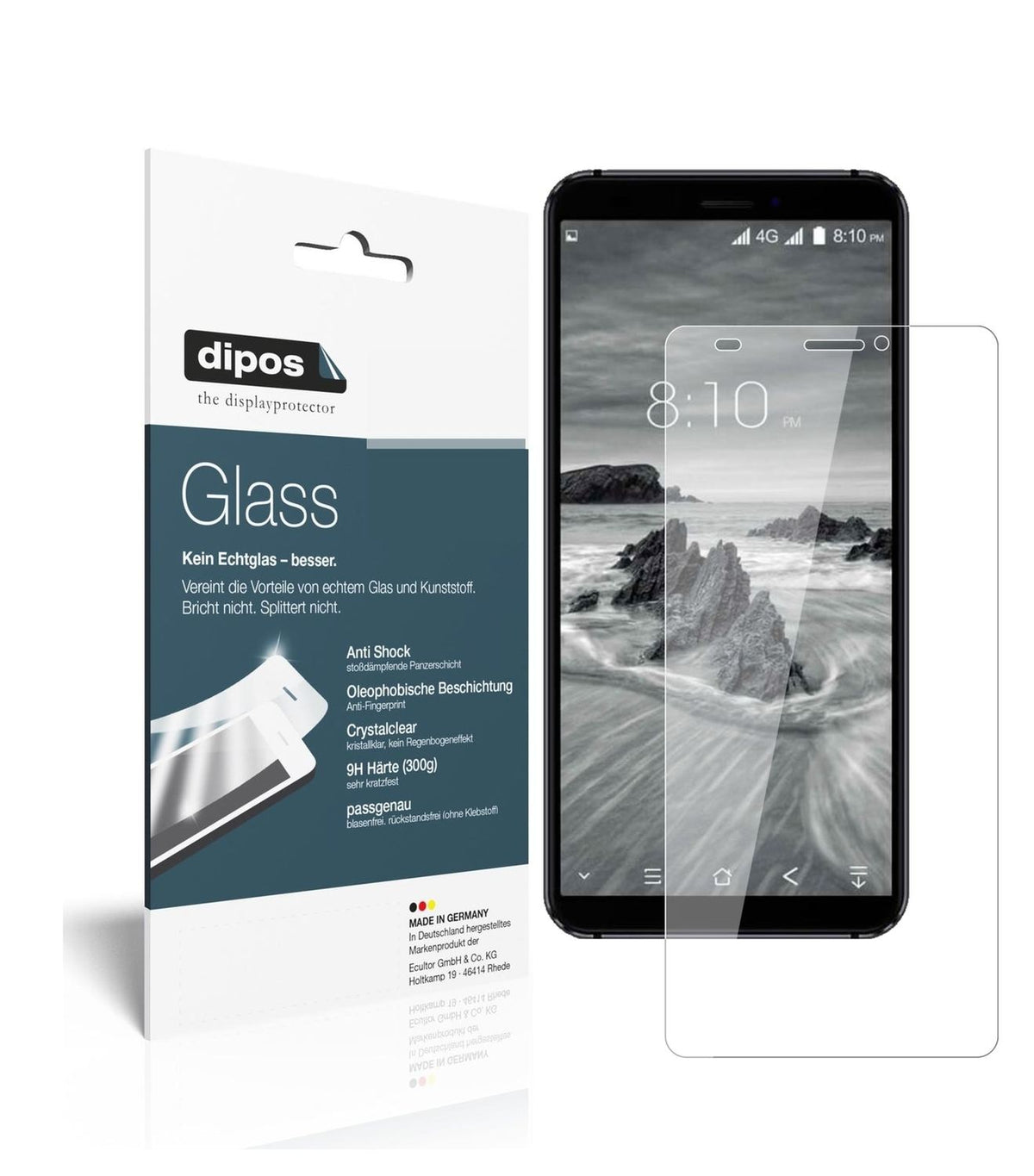 1x 9H Screen Protector for Blackview S6