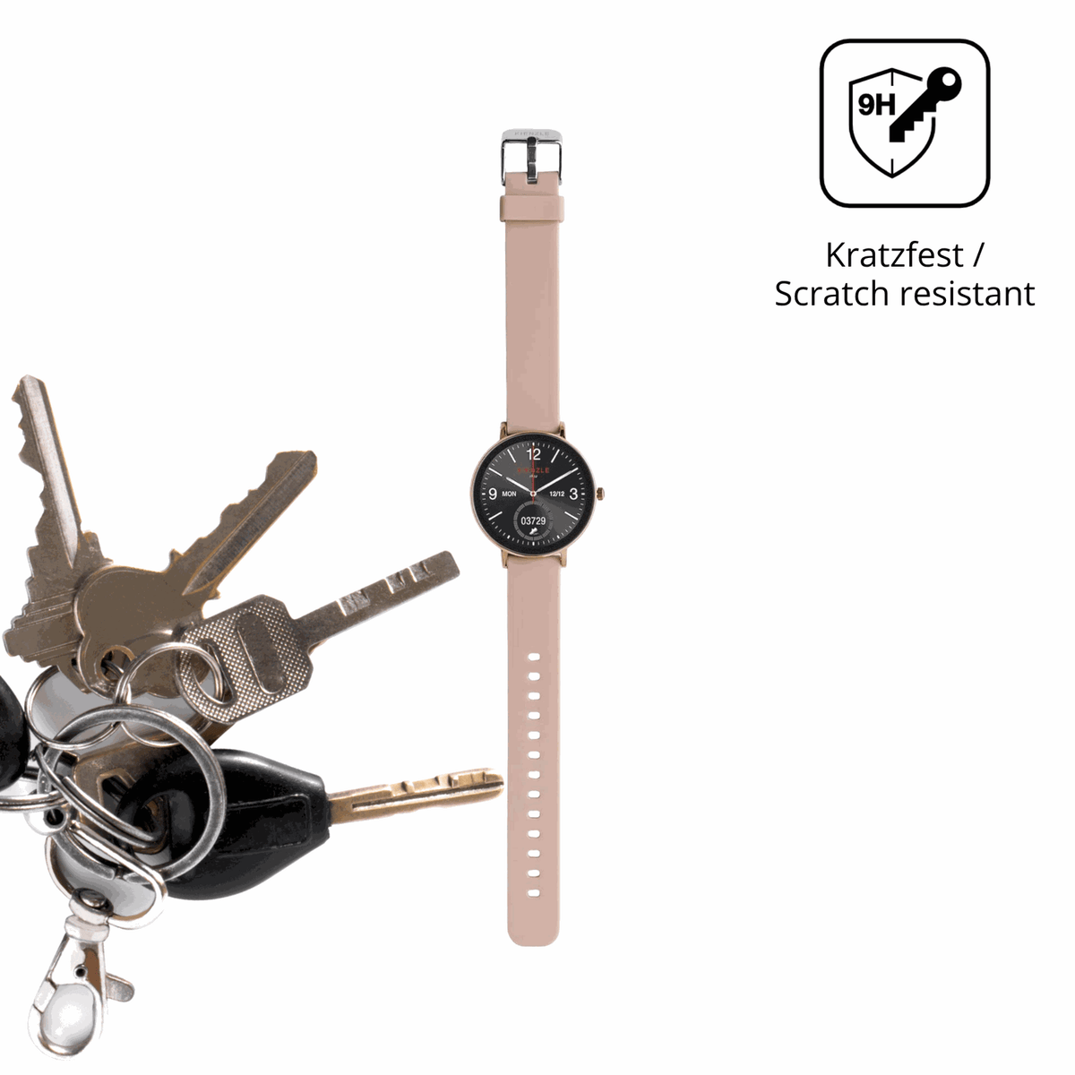 dipos Displayschutz für Kienzle Active SmartSlim, mattierte Oberfläche, robuste Festigkeit und perfekte Passform