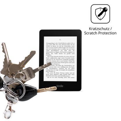 Schutz gegen Kratzer auf dem Kindle Paperwhite 6 Zoll 2012 Glas durch Schlüssel oder Ähnliches