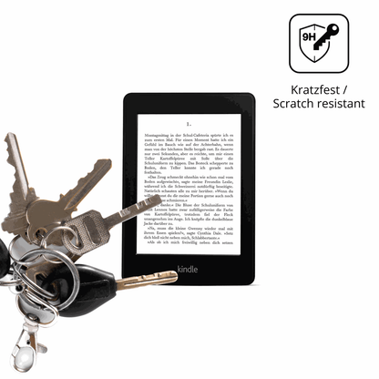 dipos Displayschutz für Kindle Paperwhite 6 Zoll 2012, transparente Oberfläche, perfekte Passform auch für die Rundungen