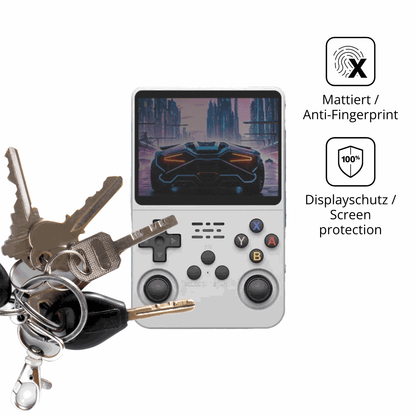 dipos Displayschutz für KINMRIS R36S 3.5 Zoll, mattierte Oberfläche, Blickschutzfilter und perfekter Passform