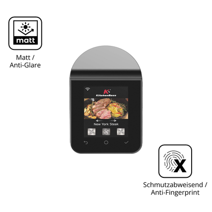 Dünne und entspiegelnde Folie passend zugeschnitten für KitchenBoss G330