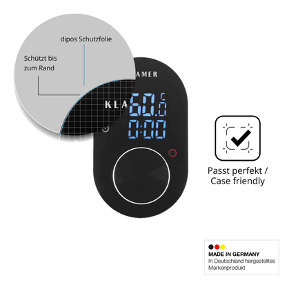 Schutzglasfolie mit optimaler Passform, zur Verwendung mit Hüllen geeignet