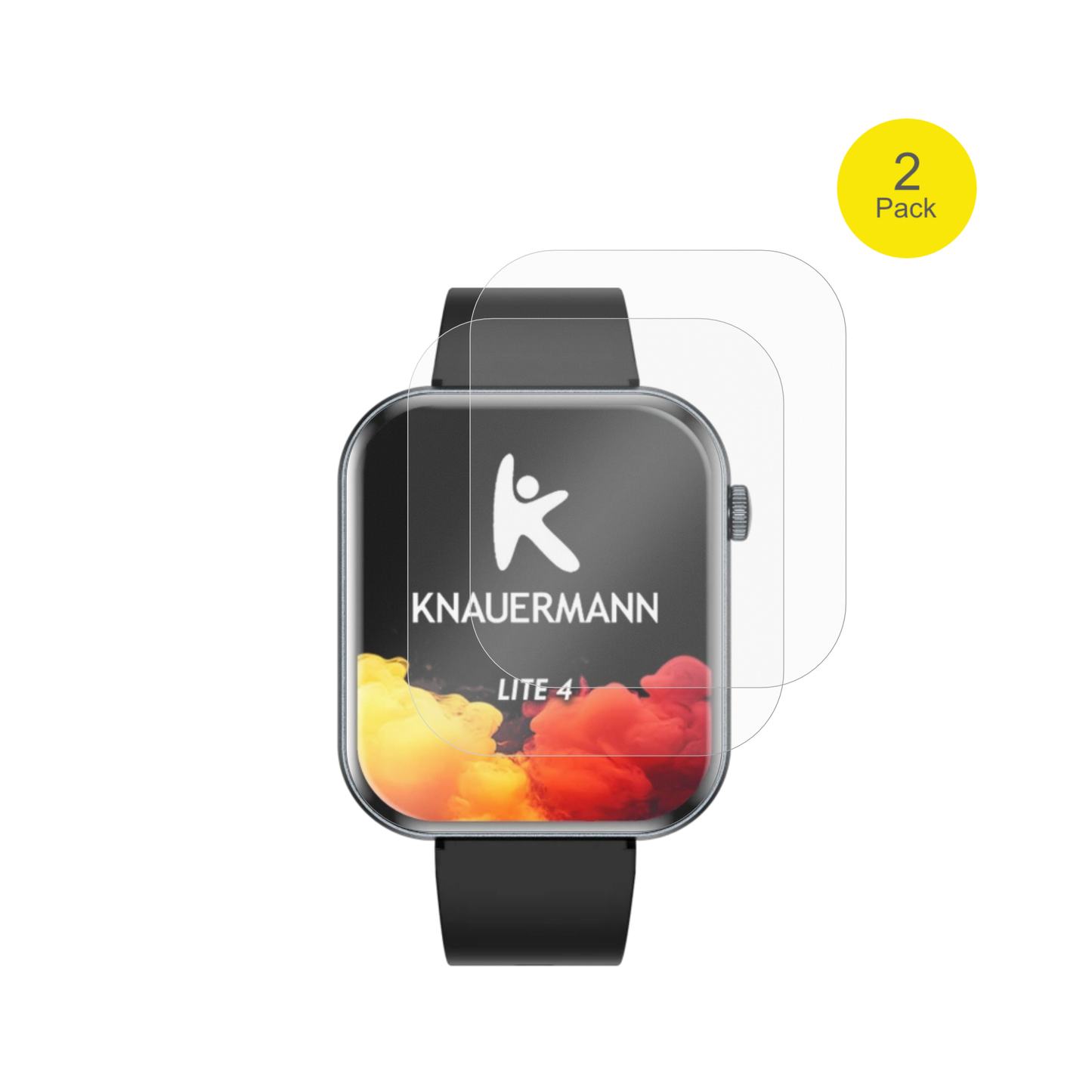 2x Full Cover Schutzfolie matt für Knauermann Lite 4 2026 (eckig)