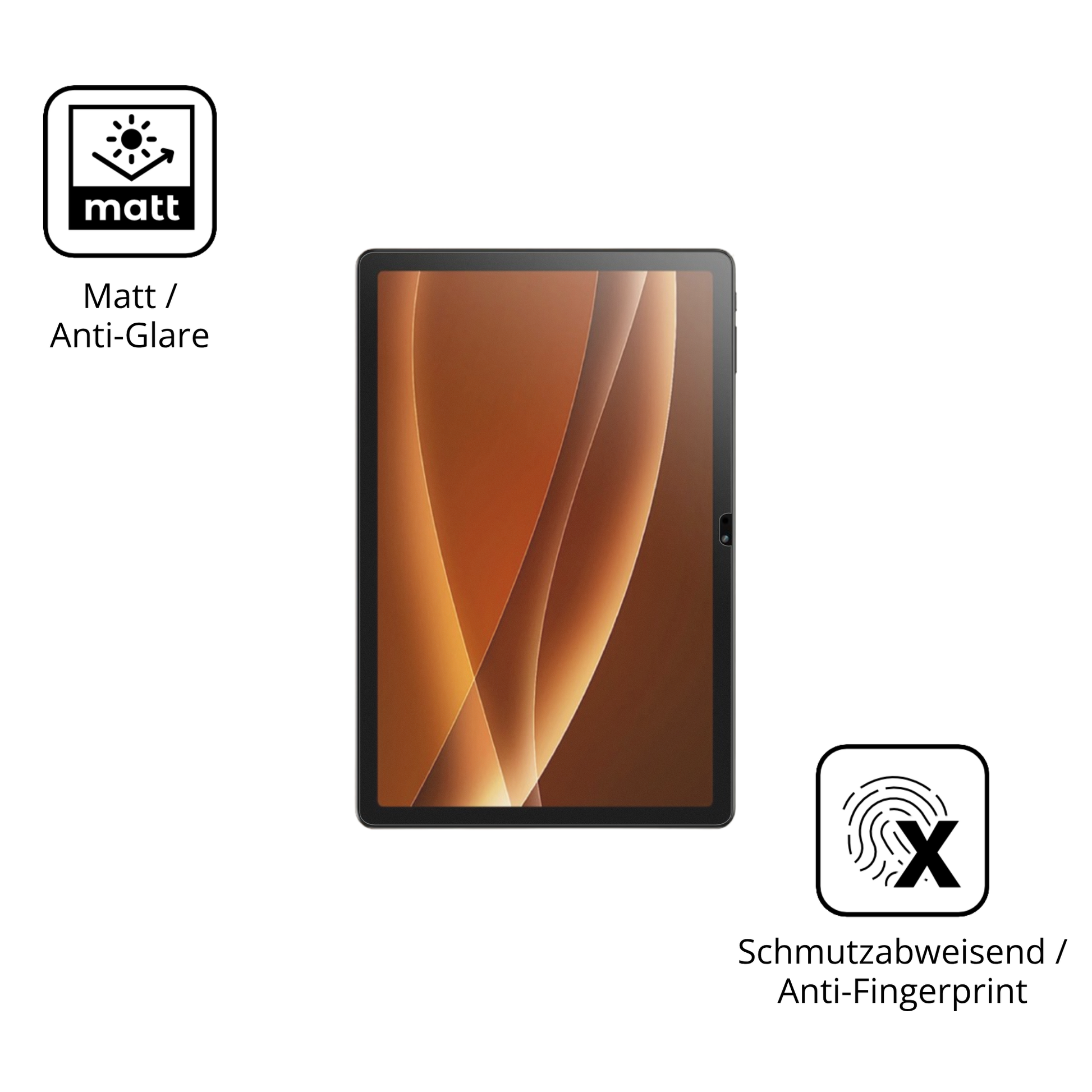 Dünne und entspiegelnde Folie passend zugeschnitten für Kodak 11.97 Zoll Tablet