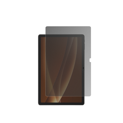 Kodak11.97 Zoll Tablet mit aufgebrachtem dipos Displayschutz, der seitliche Einblicke blockiert